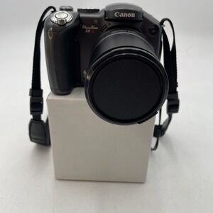 Canon PowerShot S3 IS PC 1192 6MP 12x Zoom Flip Screen Digital Camera TESTED